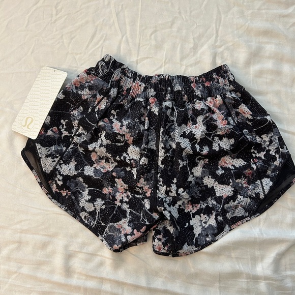 Lululemon Floral Hotty Hot Shorts 2” - Picture 2 of 4